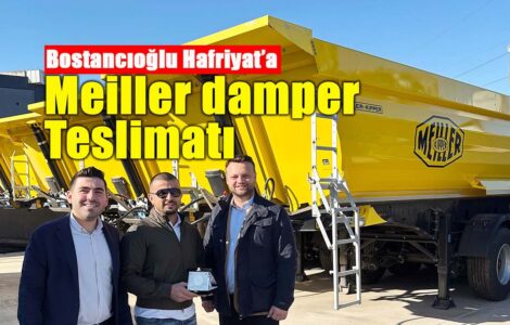 Bostancıoğlu Hafriyat, hidrolik kapaklı Meiller damperlerle filosunu genişletti