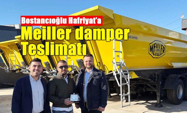 Bostancıoğlu Hafriyat, hidrolik kapaklı Meiller damperlerle filosunu genişletti