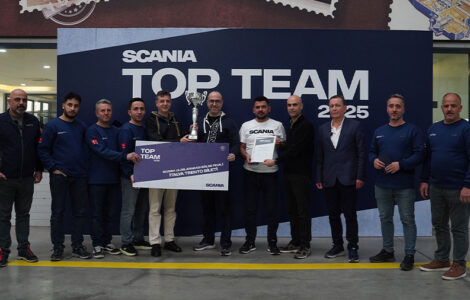 Top Team Yarışması 2025 Türkiye Kazananı Scania Gebze