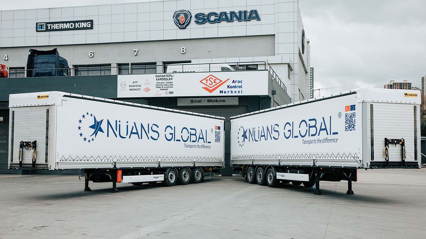 Nüans Global, İlk Wielton Treylerleri ile Filosunu Güçlendirdi